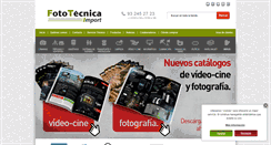Desktop Screenshot of fototecnica.com
